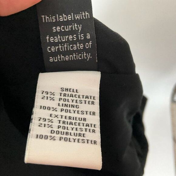 Diane Von Furstenberg Sleeveless Knee Length Black Dress Size 4 - Picture 7 of 7